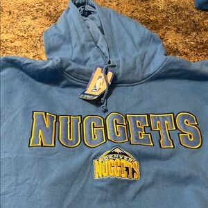 Majestic Light Blue Hoodie with Yellow Trim sz 6X